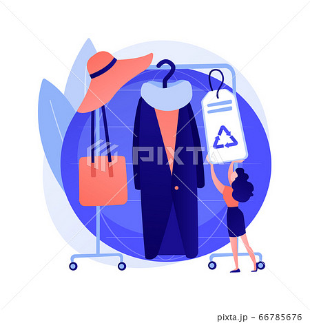 Eco friendly clothing brand vector concept metaphor. 66785676