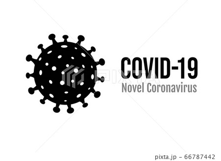 Coronavirus Sign Poster Isolated White Background 66787442