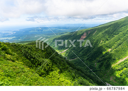 鳥海山 鉾立展望台からの風景 秋田県にかほ市 鳥海山 鉾立展望台からの風景 秋田県にかほ市 66787984