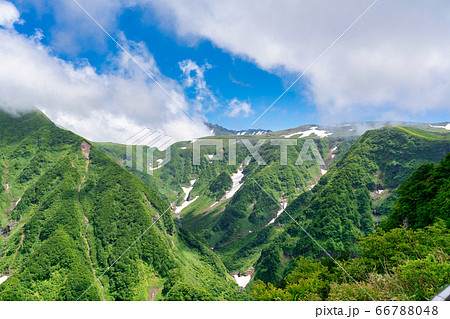 鳥海山 鉾立展望台からの風景 秋田県にかほ市 鳥海山 鉾立展望台からの風景 秋田県にかほ市 66788048