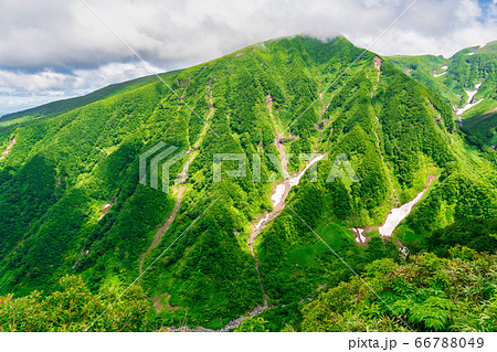 鳥海山 鉾立展望台からの風景 秋田県にかほ市 鳥海山 鉾立展望台からの風景 秋田県にかほ市 66788049