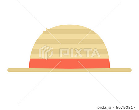 麦わら帽子のイラスト 66790817