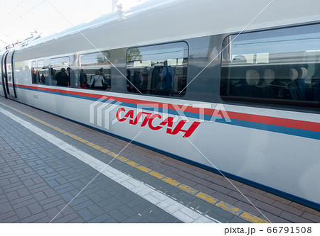 ロシアの高速鉄道「サプサン」の車体 ロシアの高速鉄道「サプサン」の車体 66791508