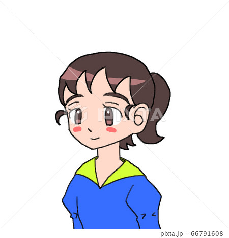 微笑む女の子 66791608