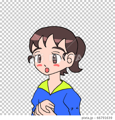 納得する女の子 66791639