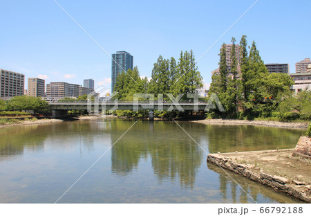 大川源八橋とJR桜ノ宮駅 大川源八橋とJR桜ノ宮駅 66792188