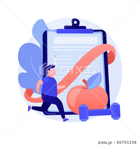 Workout plan vector concept metaphor Workout plan vector concept metaphor 66793208