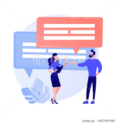 Business discussion vector concept metaphor Business discussion vector concept metaphor 66794490