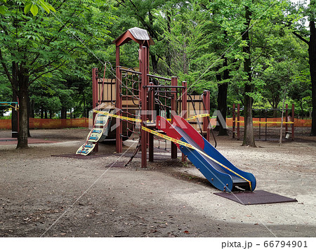 使用禁止された公園遊具 使用禁止された公園遊具 66794901