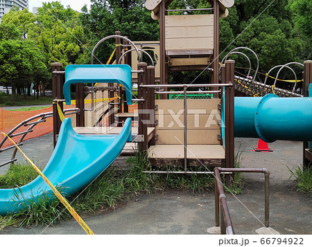 使用禁止された公園遊具 使用禁止された公園遊具 66794922