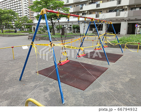 使用禁止された公園遊具 使用禁止された公園遊具 66794932