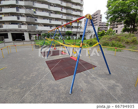 使用禁止された公園遊具 使用禁止された公園遊具 66794935