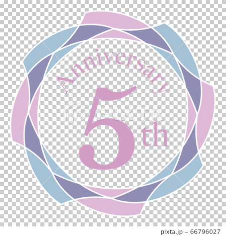 5周年マーク 66796027