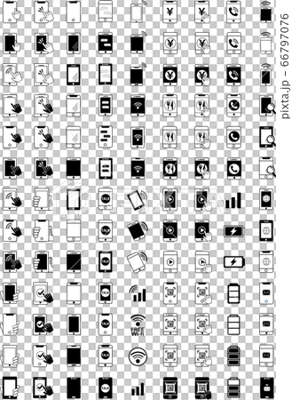 スマートフォンのアイコンセット 66797076