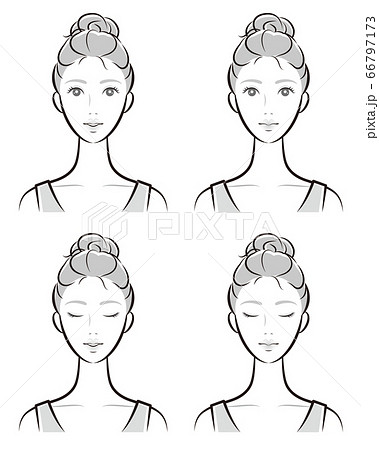 女性の表情 女性の表情 66797173