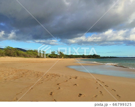 夕方のマウイ・ビッグ・ビーチ 66799325