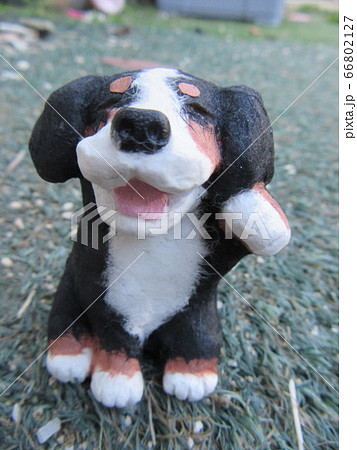 招き犬 バーニーズ 犬ハンドメイド 招き犬 バーニーズ 犬ハンドメイド 66802127