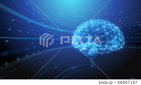 デジタル ネットワーク テクノロジー AI 人工知能 データ 通信 システム 情報 コンセプト 背景 66807187