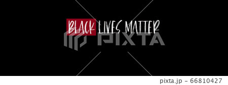 Black Lives Matter white slogan 66810427