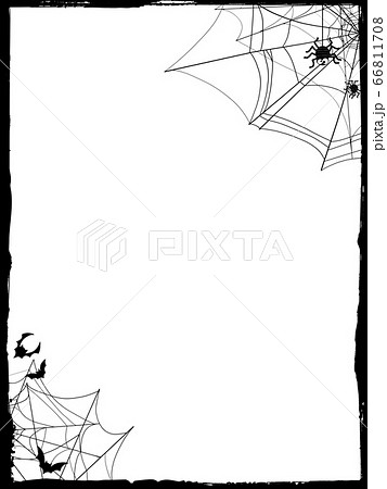 蜘蛛の巣のフレーム 66811708