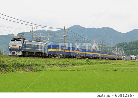 EF66機関車牽引貨物列車 66812367