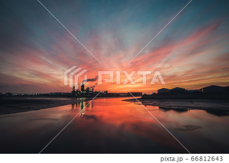 夕暮れ 風景 海 66812643
