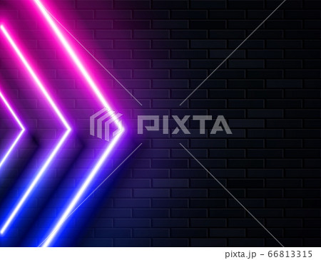 Futuristic Sci Fi Modern Neon Pink and Blue Gradient Glowing Arrows  66813315