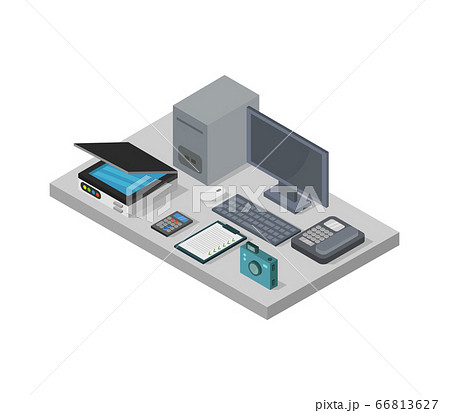 isometric desk 66813627
