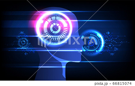 Artificial intelligence concept. Technology 66815074