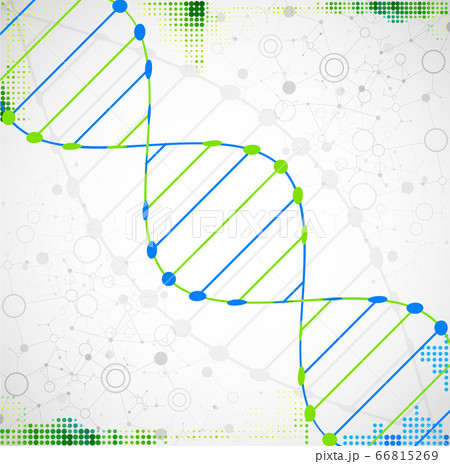Science template, wallpaper or banner with a DNA Science template, wallpaper or banner with a DNA 66815269