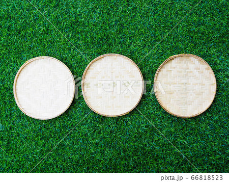 Traditional design of bamboo weave trays container Traditional design of bamboo weave trays container 66818523