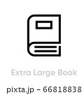 Extra Large Book icon. Editable Vector Outline. 66818838