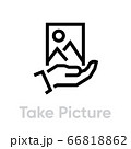 Take Picture icon. Editable Vector Stroke. 66818862