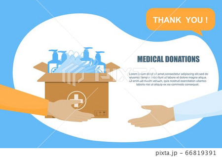 Medical donation background 66819391