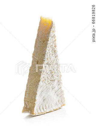 Brie cheese. White soft cheese with white mould. Brie cheese. White soft cheese with white mould. 66819826