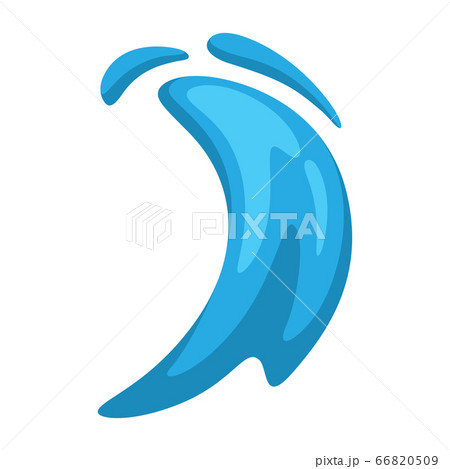 Illustration of stylized water splash. Illustration of stylized water splash. 66820509