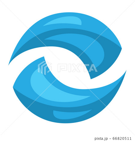 Illustration of stylized water splash. Illustration of stylized water splash. 66820511