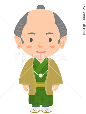 江戸時代の町人のイラスト素材