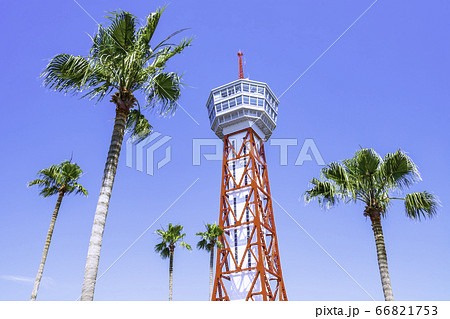 改修工事を終えて綺麗になった博多ポートタワー 改修工事を終えて綺麗になった博多ポートタワー 66821753