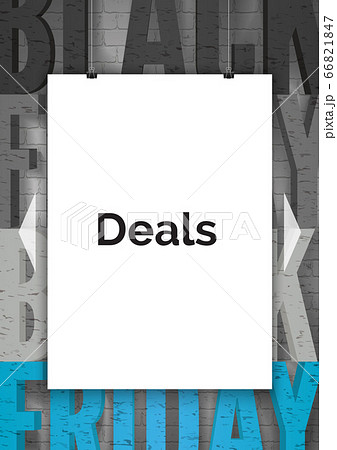 Shopping deals announcement realistic vector banner template Shopping deals announcement realistic vector banner template 66821847