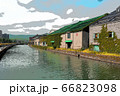 北海道　小樽運河 66823098
