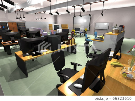 先進的な都市設計のデザインオフィス(3DCG) 先進的な都市設計のデザインオフィス(3DCG) 66823610