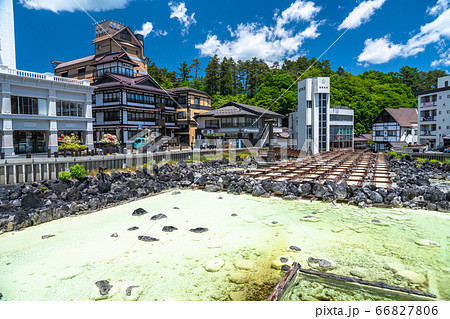 《群馬県》草津温泉・湯畑 66827806