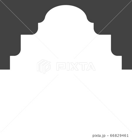 Mosque window vector icon 66829461