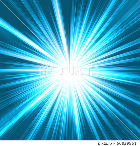 放射状の光線 夕日 閃光 光 朝日 ご来光 放射光 のイラスト素材