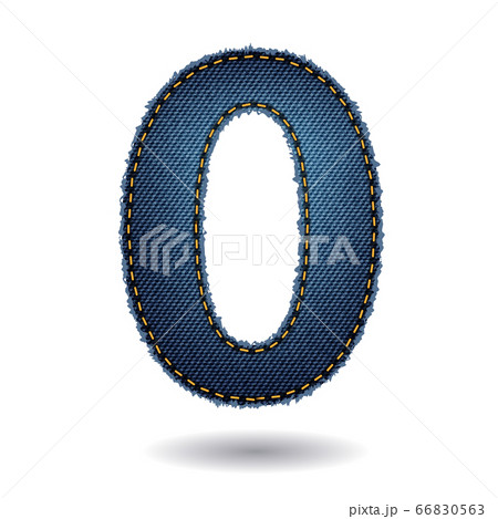 Jeans alphabet letters number 0 Jeans alphabet letters number 0 66830563