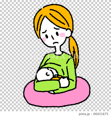 授乳_母乳_育児_ママ_赤ちゃん_不安 66831675