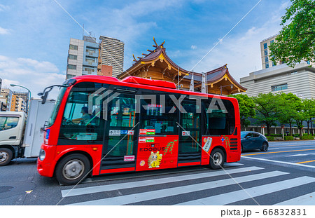 日本の東京都市景観 水天宮前などを望む 日本の東京都市景観 水天宮前などを望む 66832831