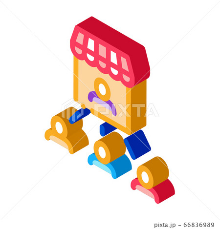 seller and buyers isometric icon vector illustration seller and buyers isometric icon vector illustration 66836989