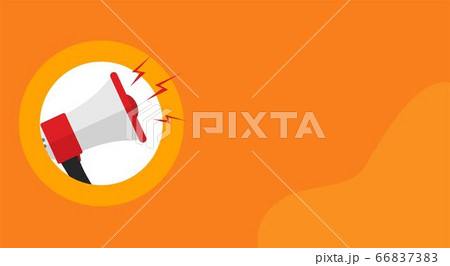 Megaphone loud speaker attention important information message banner or loudspeaker caution alert notice announcement warning concept vector flat cartoon, breaking news advertisement template Megaphone loud speaker attention important information message banner or loudspeaker caution alert notice announcement warning concept vector flat cartoon, breaking news advertisement template 66837383